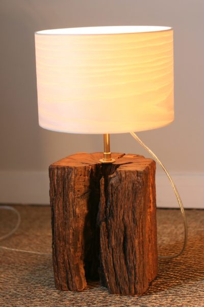 lampe fossile pièce unique