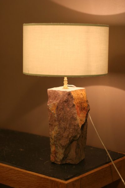 lampe fossile pièce unique